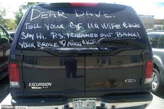 These people got so creative with their break-ups they're guaranteed to never hear from their ex | Daily Mail Online