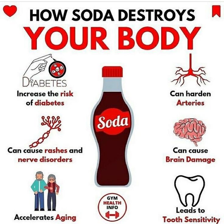 Drink soda is health damage